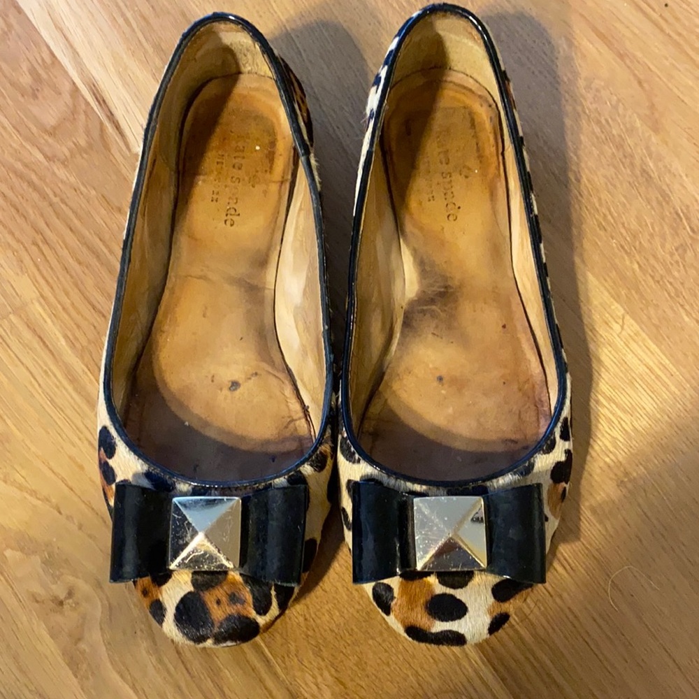 Kate Spade Leopard flats
